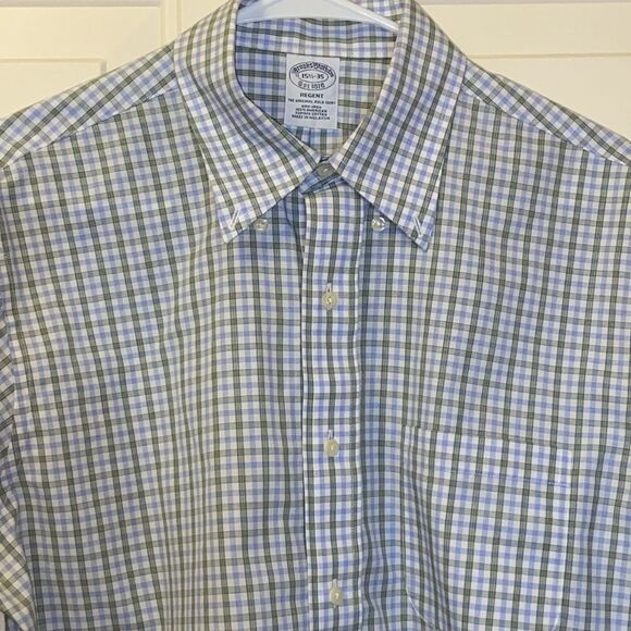 Brooks Brothers Regent Shirt Size 15 1/2-35 - Picture 2 of 11